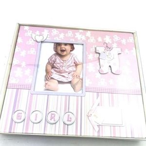 Baby Photo Album Girl 4x6 Photos Infant Hold 80 Pink Cuddle Gift Baby Shower